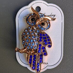 Beautiful blinged out Rhinestone Pin Crystal Brooch With Free Brooch Combo Case